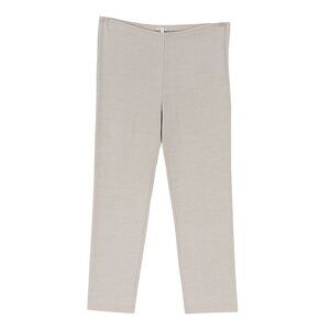 Eileen Fisher Linen Natural Beige Pants S Minimalist Coastal Soft Ankle